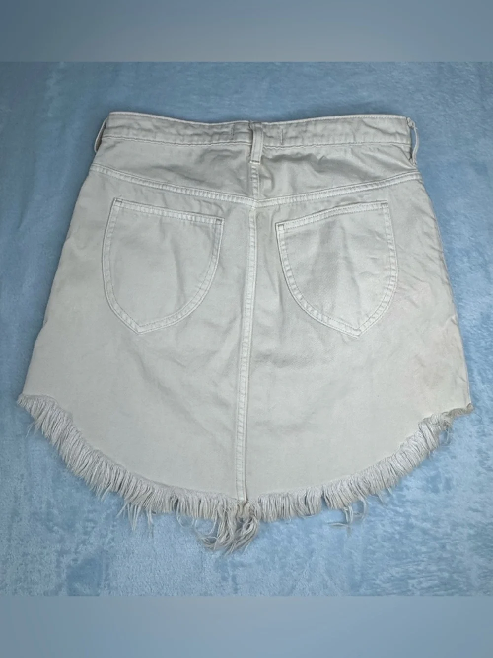 Free People We The Free Bailey Denim Mini Skirt Size 29